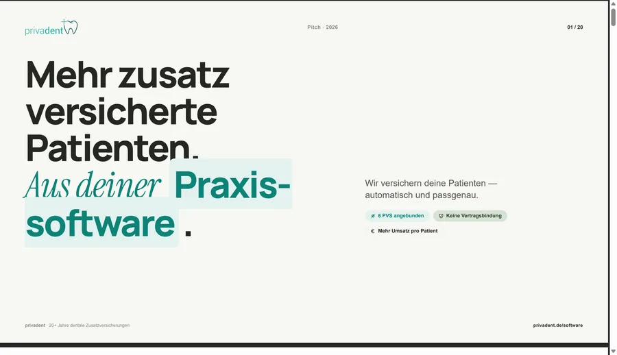 Vorschau: erste Seite von Komplette Präsentation